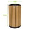 Alpine Industries 32 gal Round Outdoor Can, Cedar, Steel + Plastic wood, 20 in ALP4400-01-CD - alternate 2